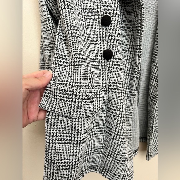 Blazer Black and White Plaid‎ - Picture 4 of 7
